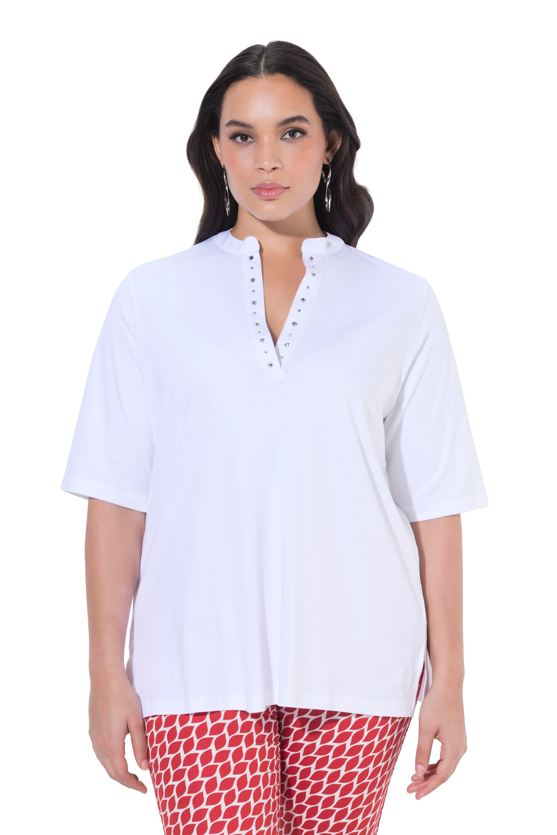 Ulla Popken Shirt in White: front