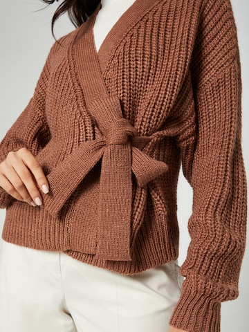 Guido Maria Kretschmer Women Knit Cardigan 'Chiara' in Brown