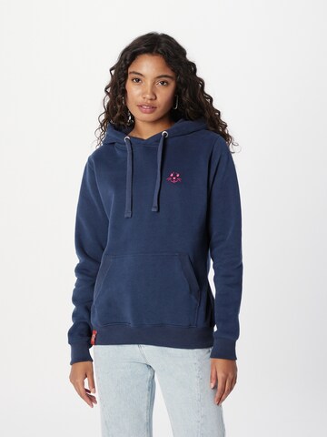 Derbe Sweatshirt in Blauw: voorkant