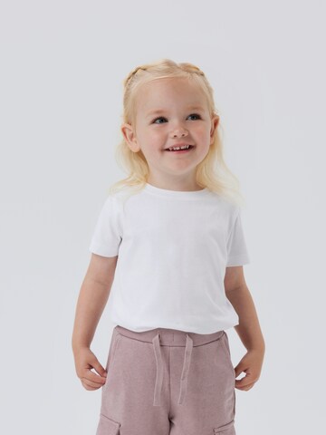 Maglietta 'NMFVIBBI' di NAME IT in bianco: frontale