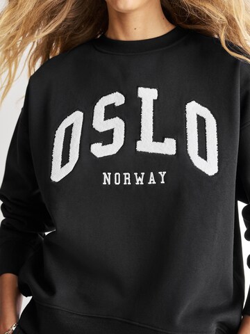 Next Sweatshirt 'Copenhagen City' in Schwarz