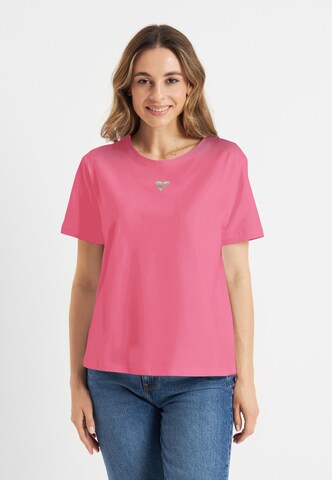 Frieda & Freddies NY Shirt in Pink: front