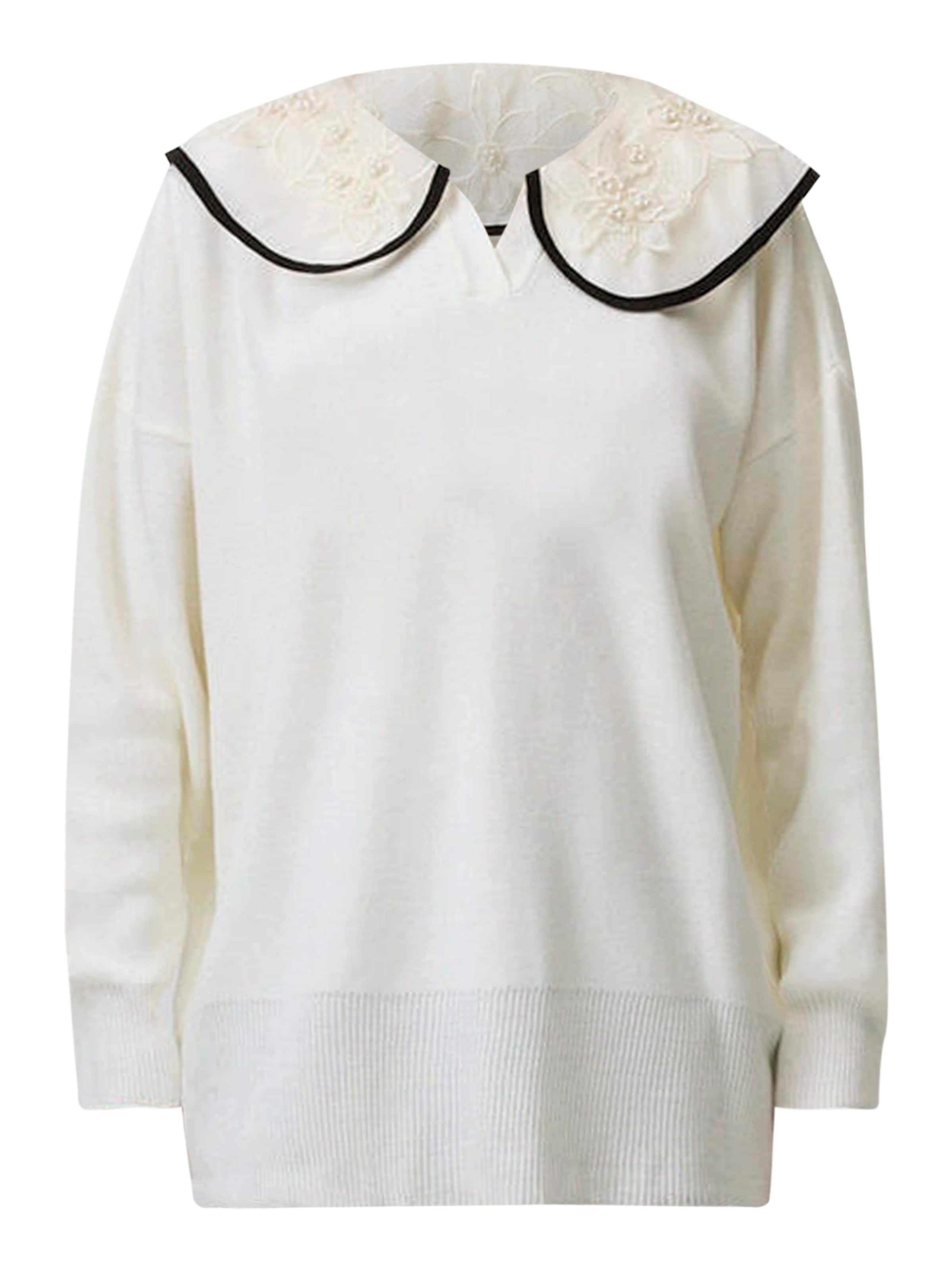 Touche Prive Pullover in Beige: Vorderseite