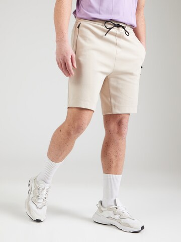 BOSS Regular Shorts 'Headlo' in Beige: Vorderseite