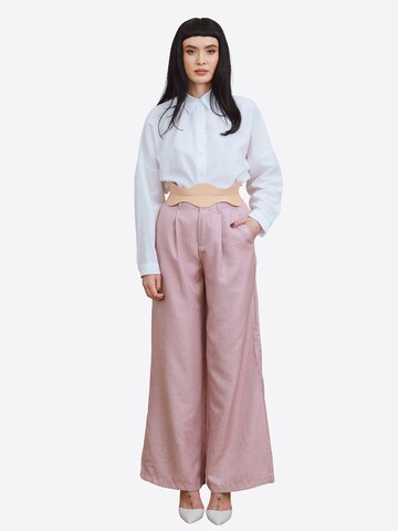 Haute Cuir Belt 'Fira Corset Belt' in Beige