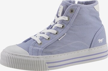 MUSTANG High-Top Sneakers in Blue: front