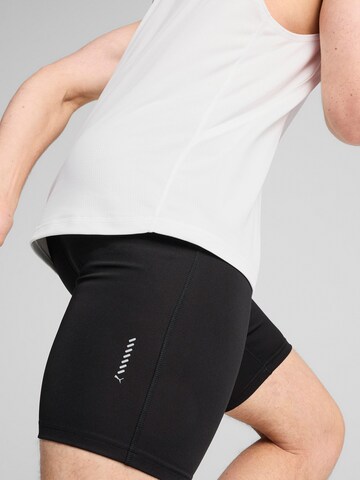 PUMA Skinny Παντελόνι φόρμας 'FOUNDATION' σε μαύρο