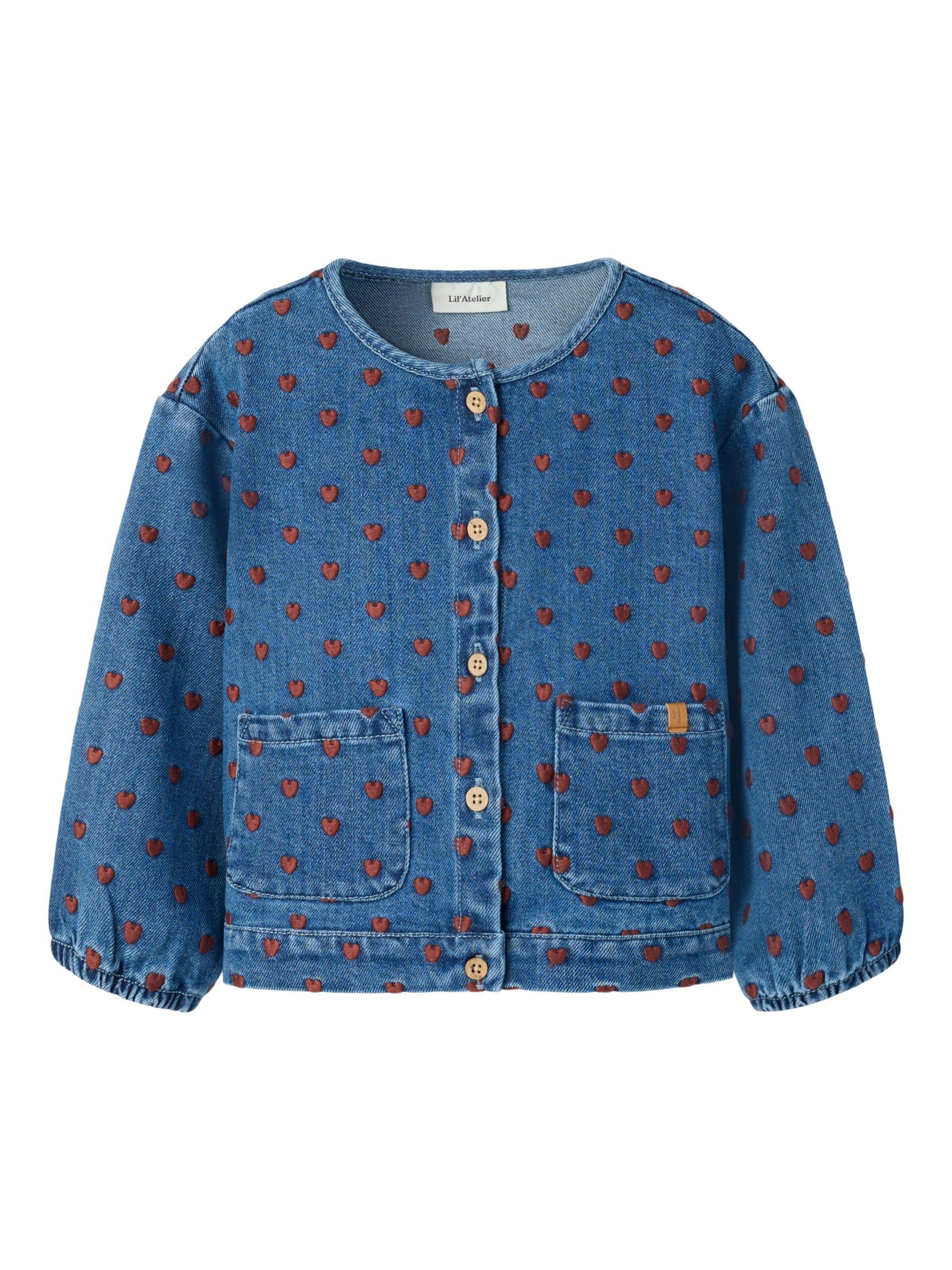 Lil'Atelier Jacke in Blau: Vorderseite