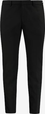 DRYKORN Slim fit Pleated Pants in Black: front