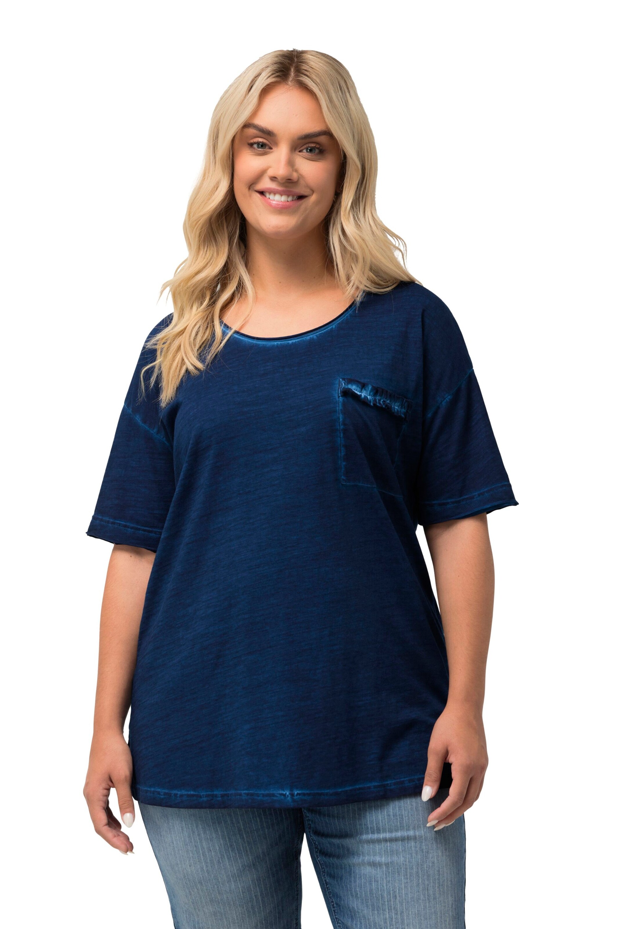 Ulla Popken Shirt in Blue: front