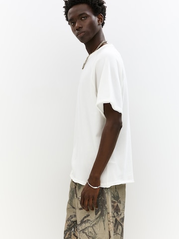 Pull&Bear Majica | bela barva: sprednja stran