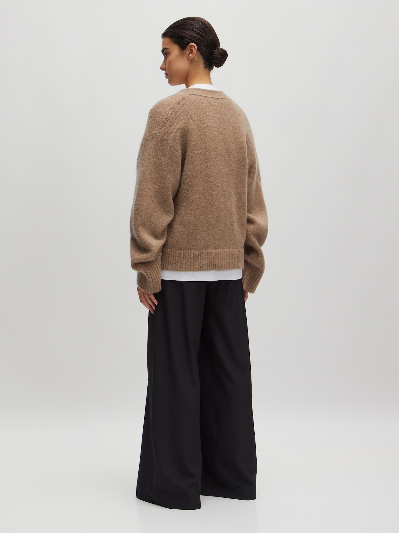 EDITED Producten Gebreid vest 'Onorina' Bruin