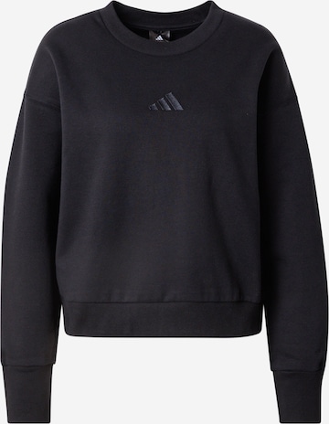 juoda ADIDAS SPORTSWEAR Sportinio tipo megztinis 'ALL SZN': priekis