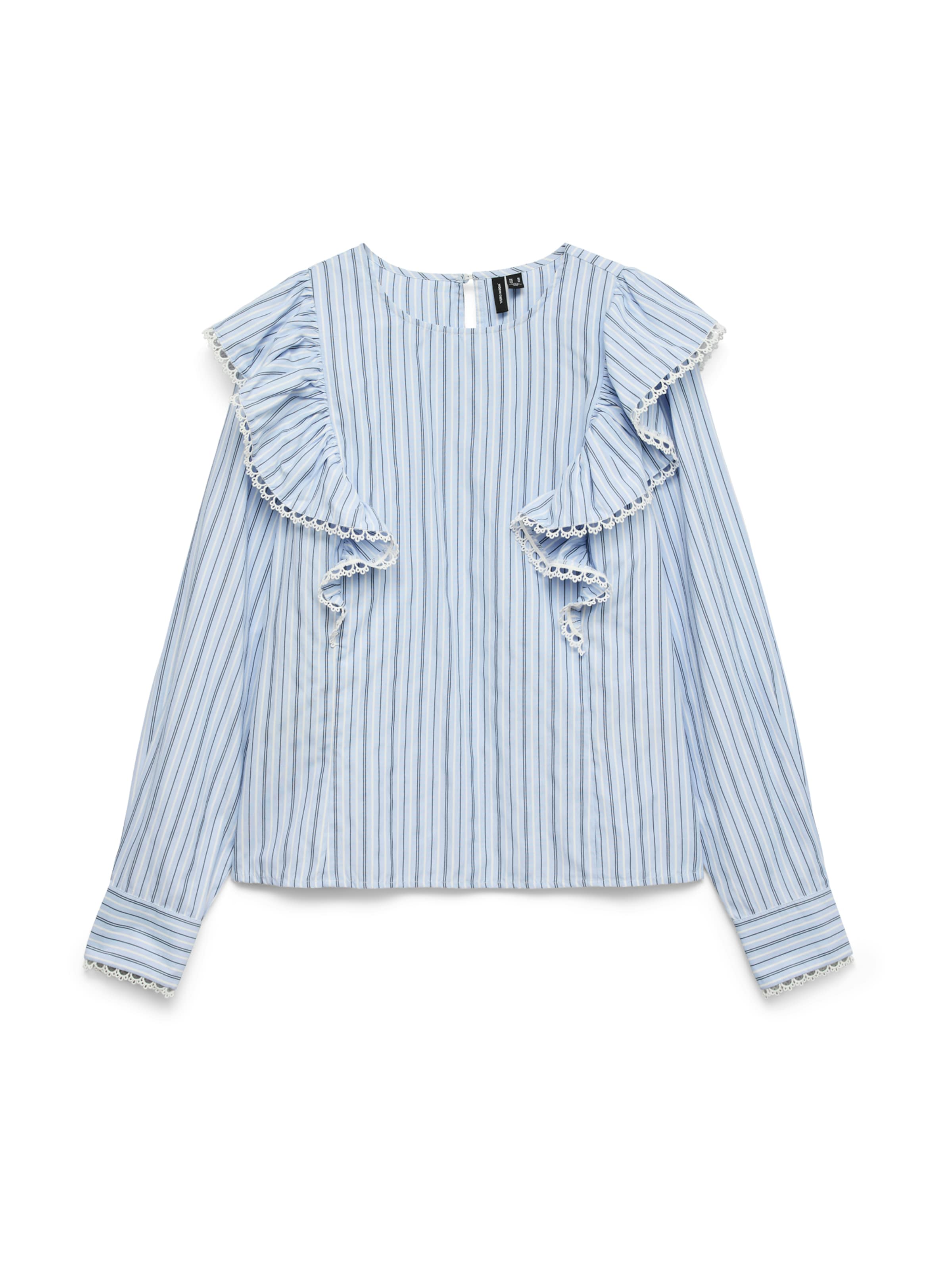 VERO MODA Blouse 'VMFANNI' in Blue: front