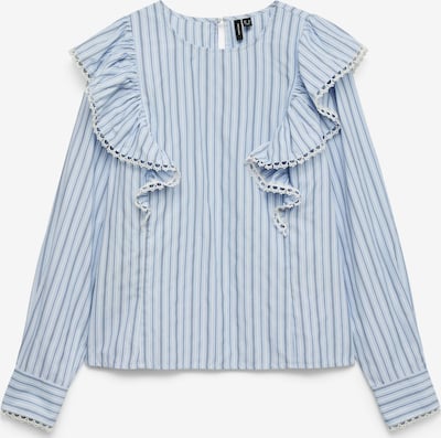 VERO MODA Pusero 'VMFANNI' koossa XS värissä vaaleansininen / tummansininen / valkoinen, Tuotenäkymä