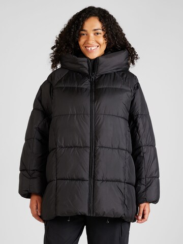 ONLY Carmakoma Winterjacke 'ASTA' in Schwarz: predná strana