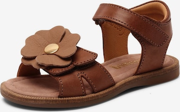 BISGAARD Sandals 'Barbara' in Brown: front