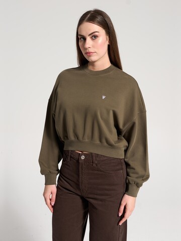 NOWIHT Sweatshirt 'Eulalie' in Groen