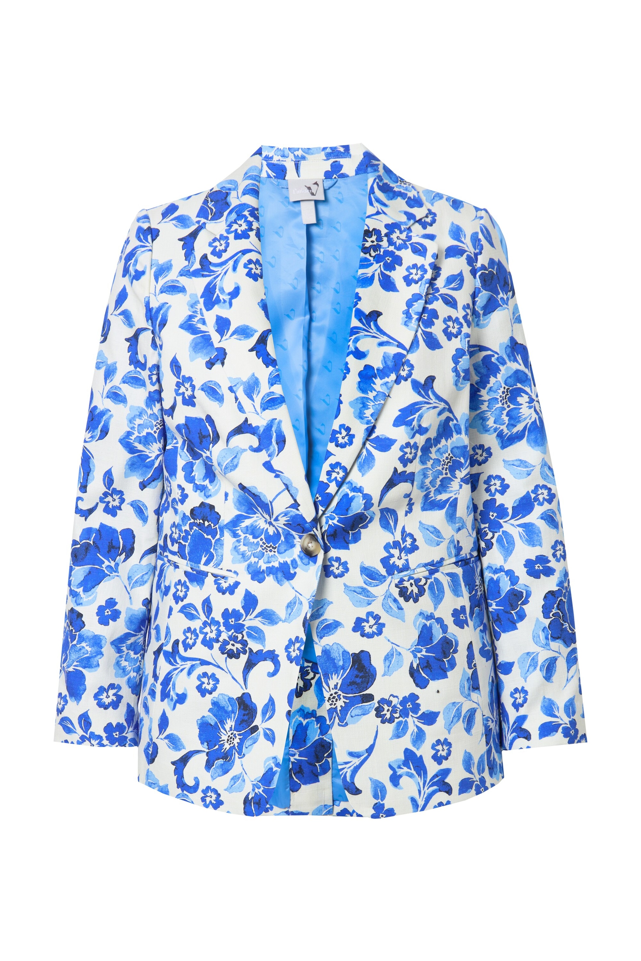 Ulla Popken Blazer in Blau: Vorderseite