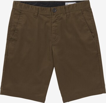 Volcom Regular Chino Pants in Brown: front