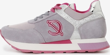 Baskets basses CAFè NOIR en violet : devant