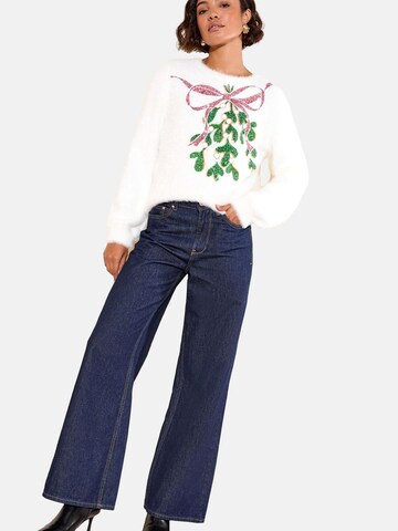 Friends Like These Pullover in Weiß: Vorderseite