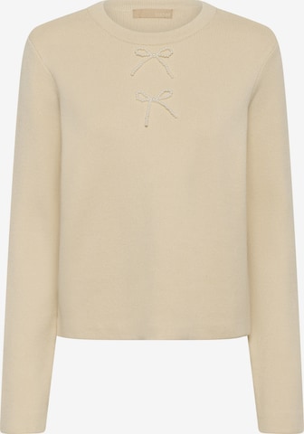 Pull-over 'CUholiday' CULTURE en beige : devant