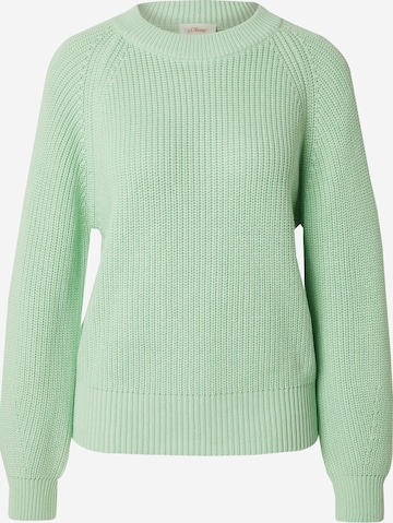 Pull-over s.Oliver en vert : devant