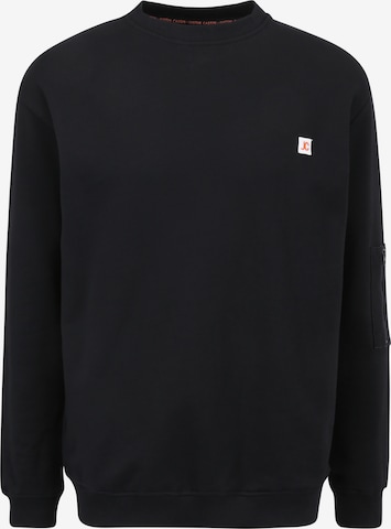 Justin Cassin Sweatshirt 'Major Jumper' in Black: front