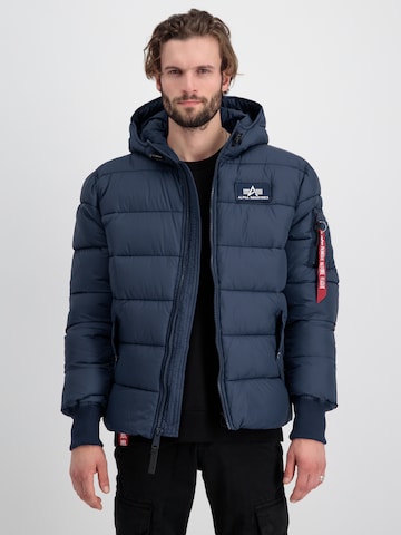 ALPHA INDUSTRIES Funkcionális dzseki - kék: elől