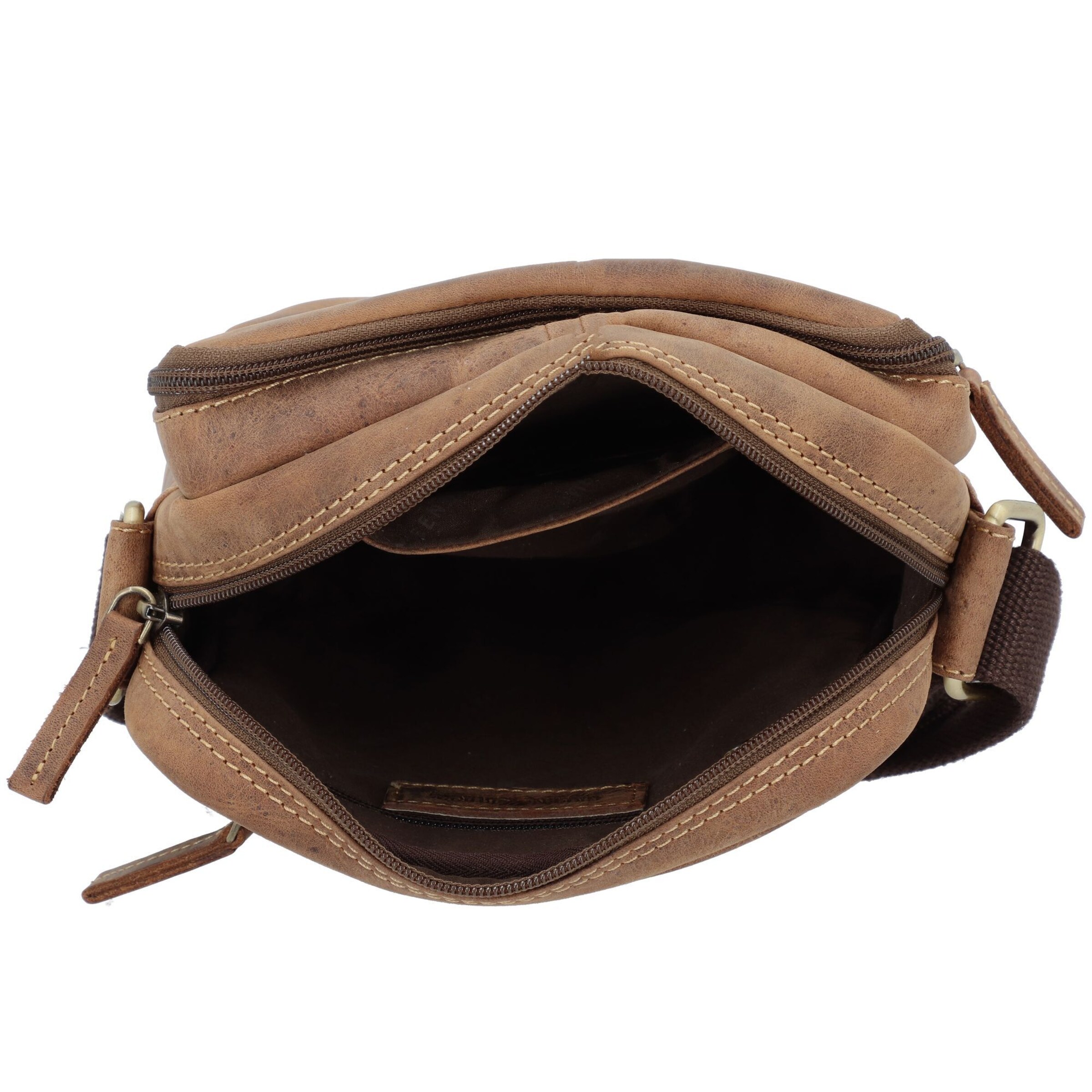 GREENBURRY Crossbody bag 'Vintage' in Brown