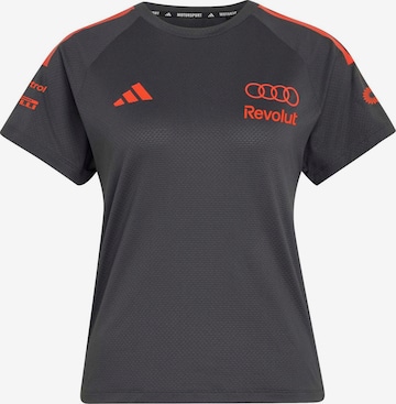 ADIDAS PERFORMANCE - Camisa funcionais 'AUDI REVOLUT F1 TEAM MECHANICS' em cinzento: frente