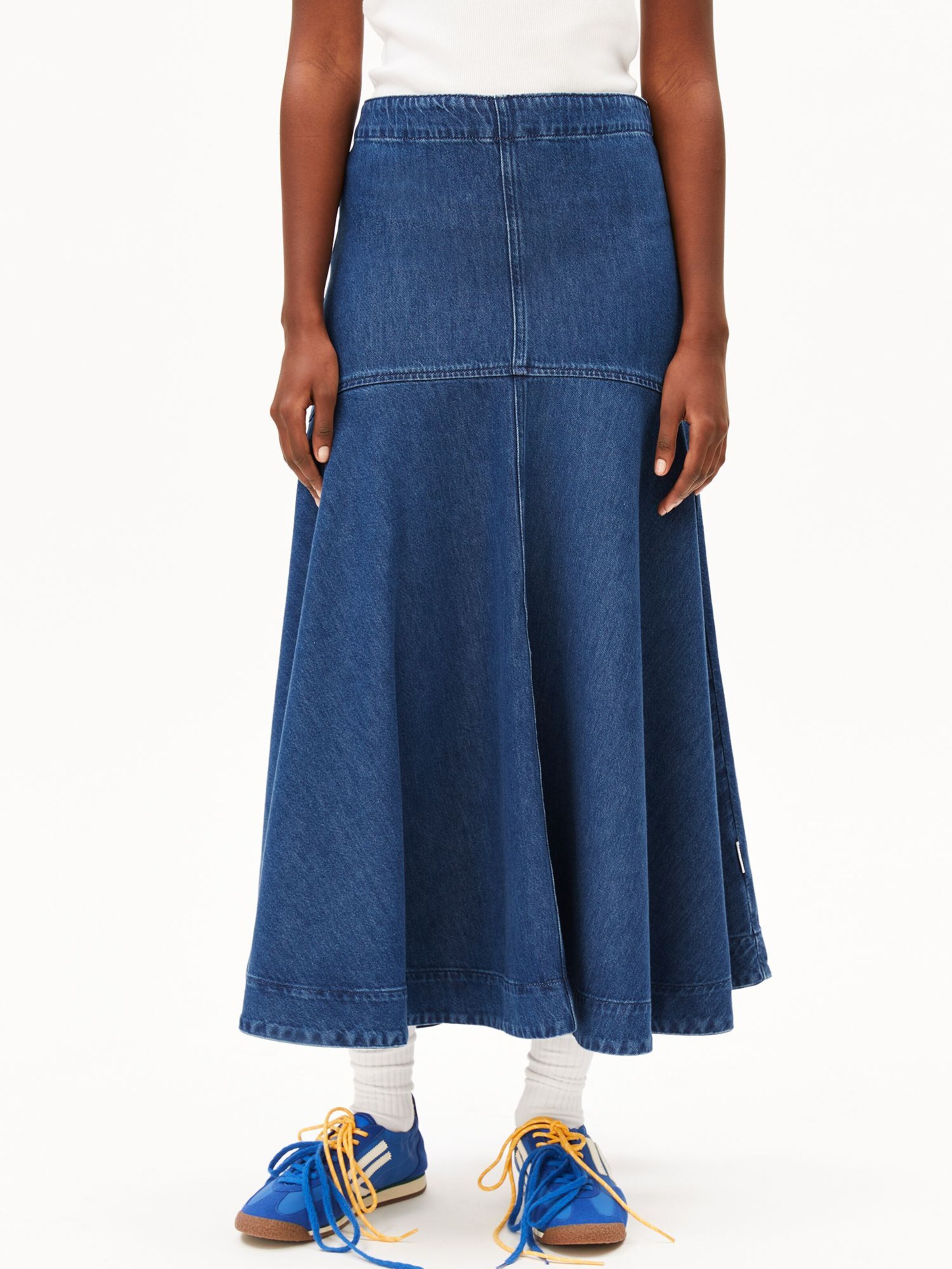 ARMEDANGELS Rok in Blauw: voorkant