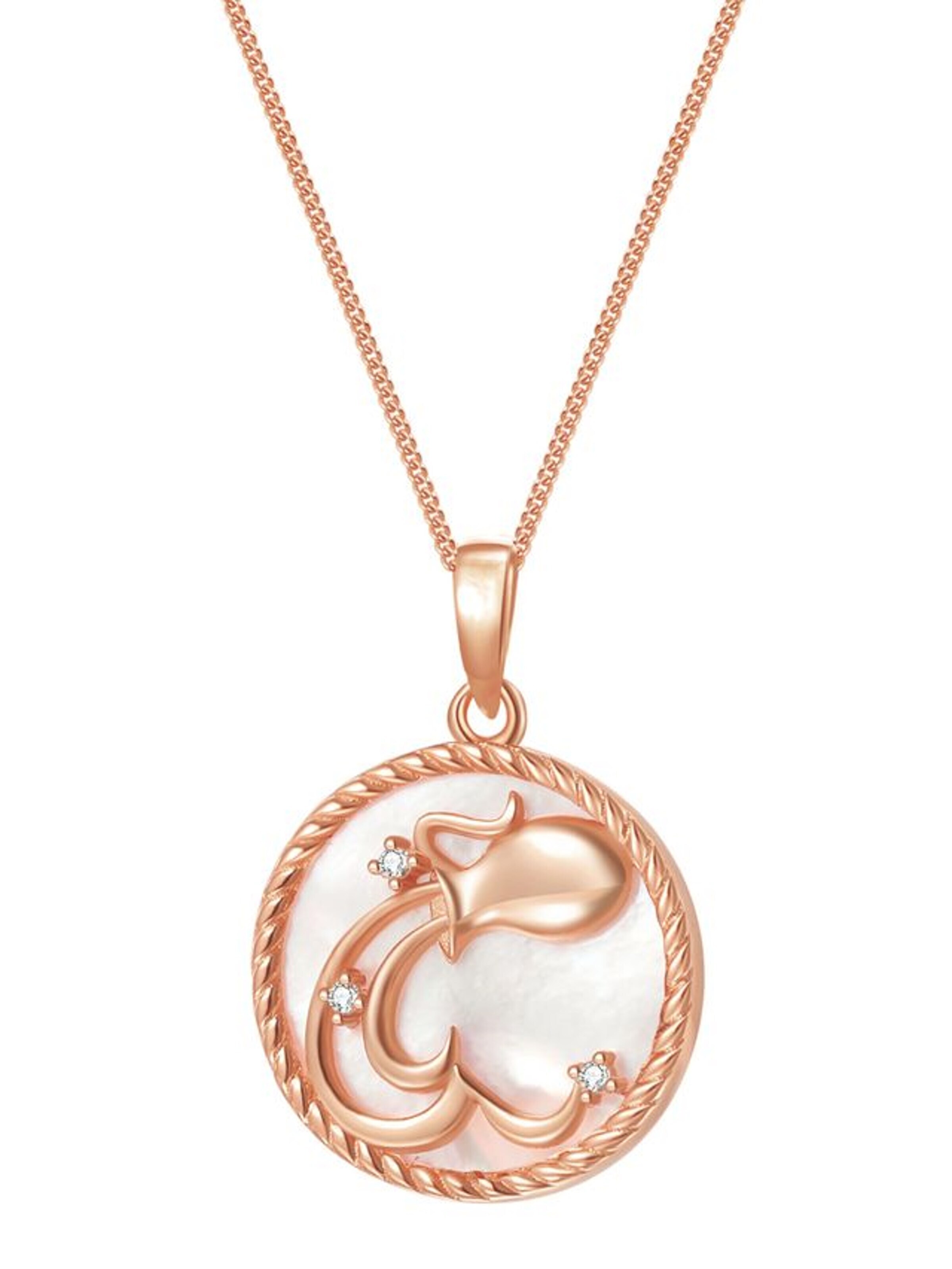 Hey Happiness Kette 'Aquarius'‌‌‌‌‌‌‌‌‌ in Gold: Vorderseite