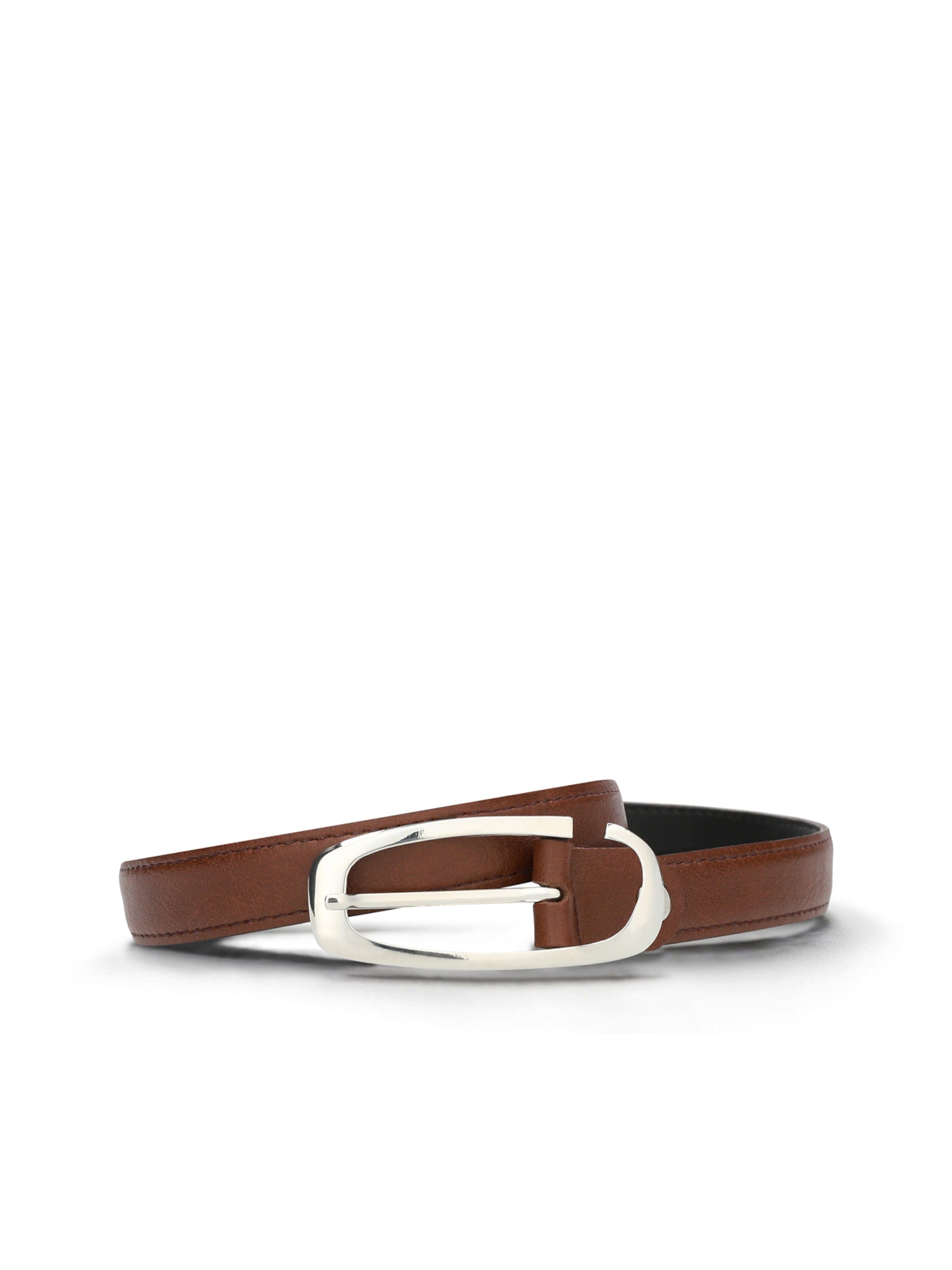 Ceinture 'Carme' nae Vegan Shoes en marron : devant
