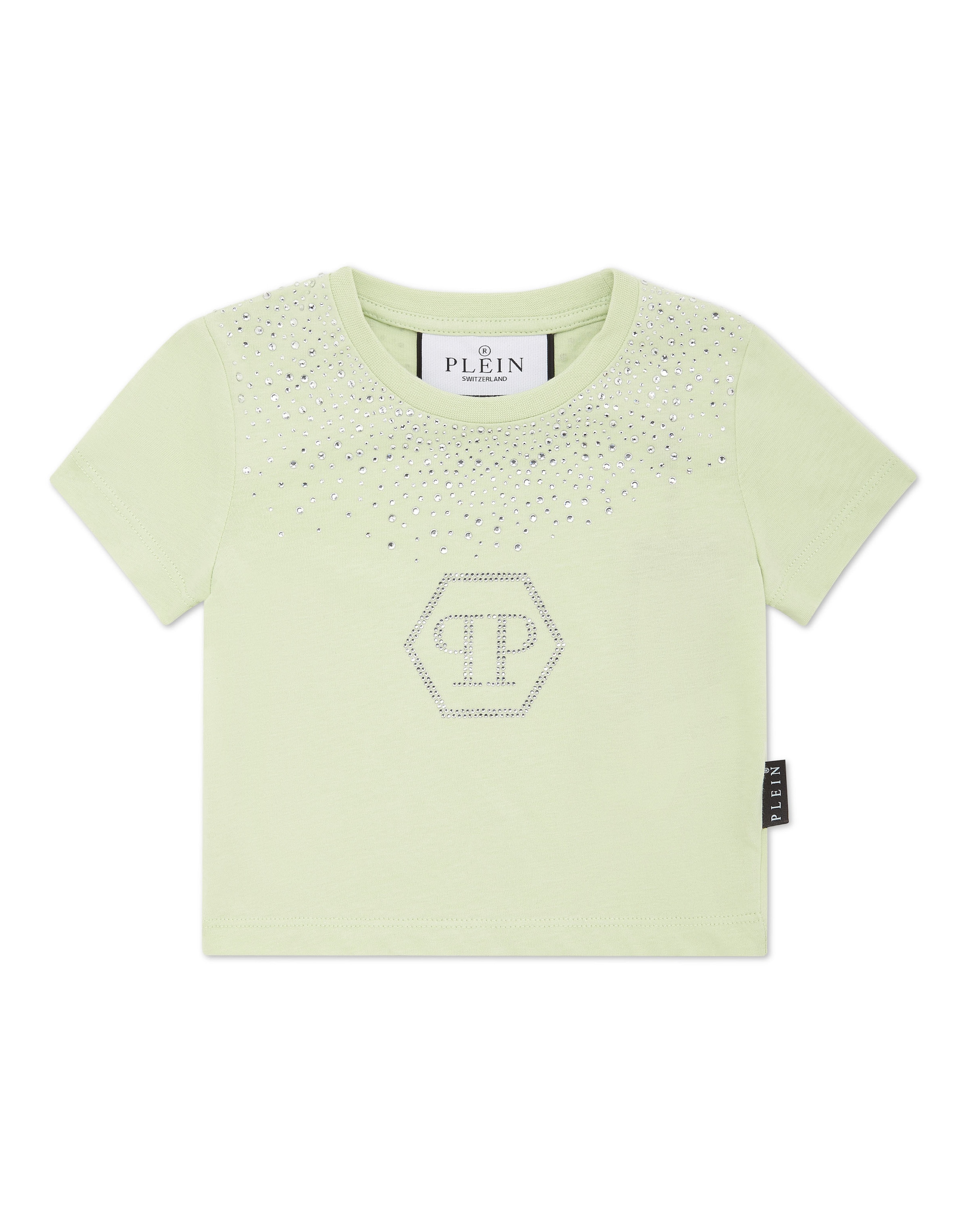 Philipp Plein Shirt in Groen: voorkant