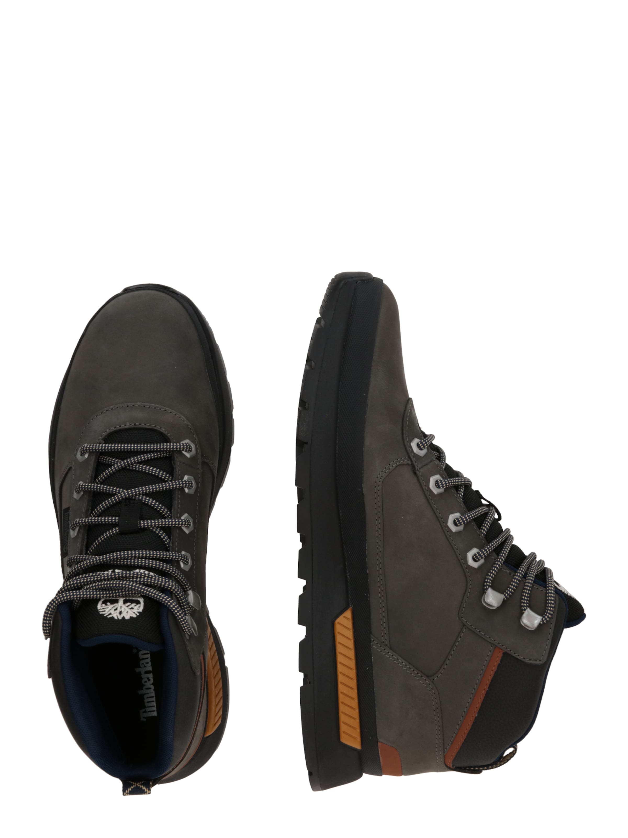 TIMBERLAND Сапоги на шнуровке 'Field Trekker' в Серый