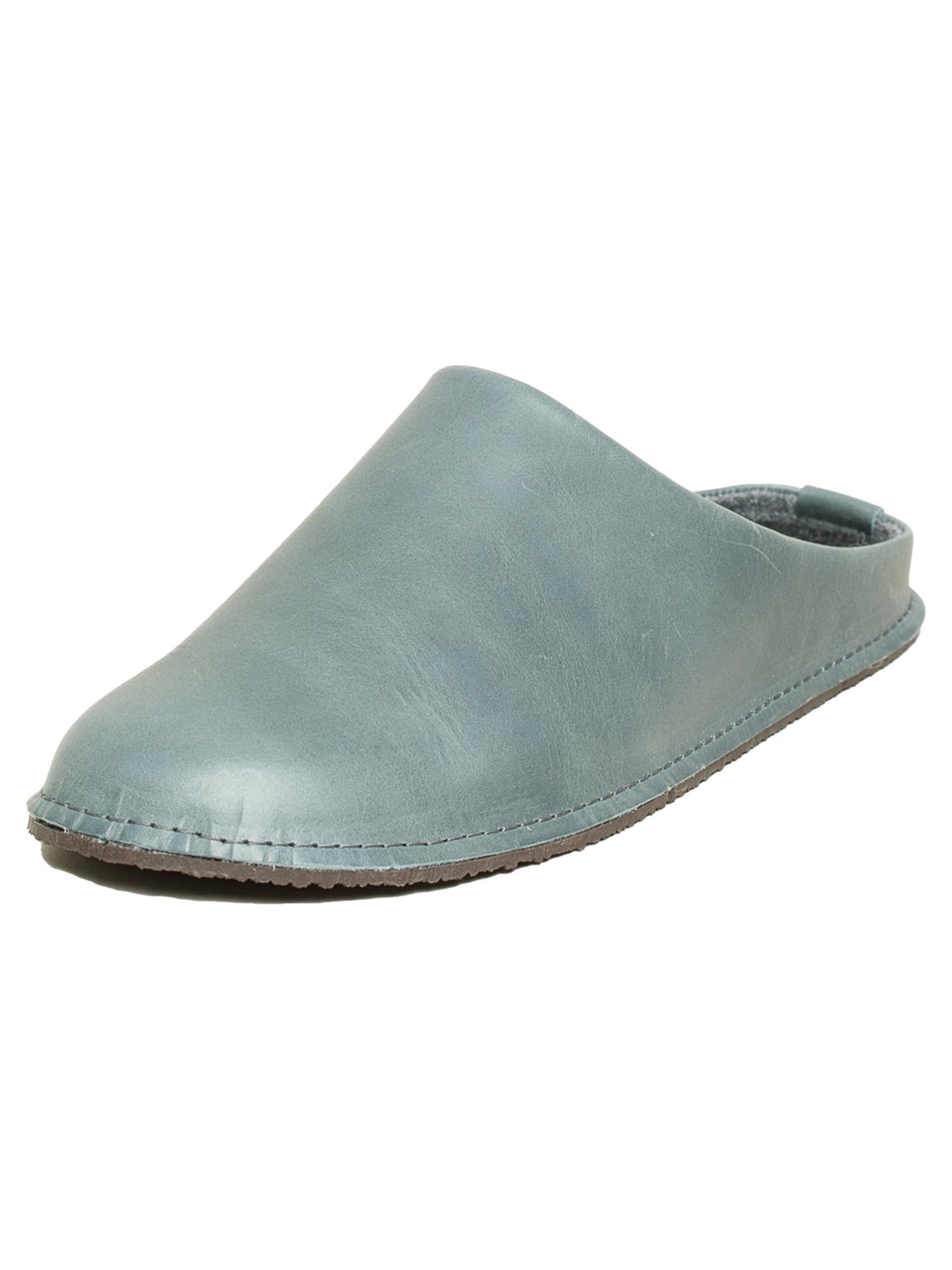 Gottstein Slippers 'Leather Loafer' in Blue