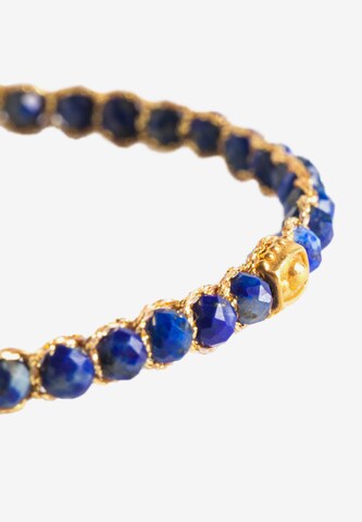 Samapura Jewelry Armband 'Lapislazuli' in Blauw