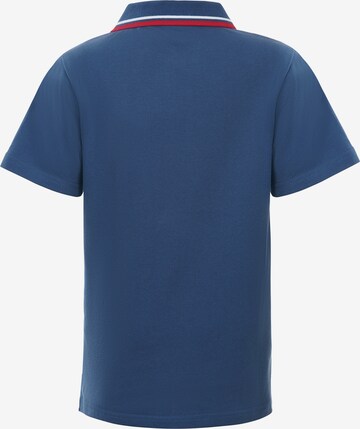 GIORDANO junior Poloshirt 'Retro Comic Style' in Blau