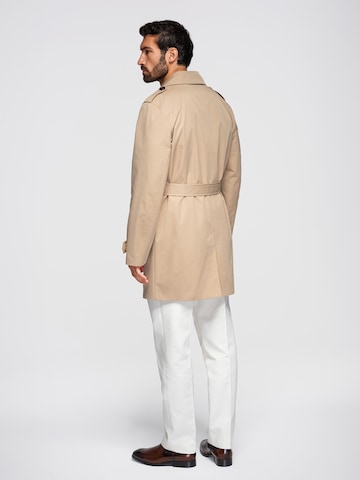 Ombre Between-Seasons Coat in Beige