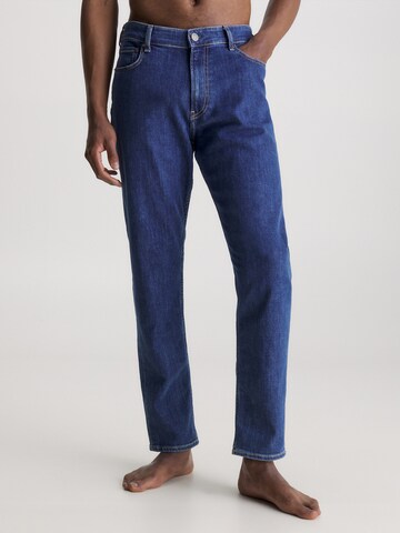 Calvin Klein Slimfit Jeans in Blauw: voorkant