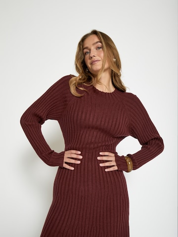 Robes en maille 'Anna' Peppercorn en marron