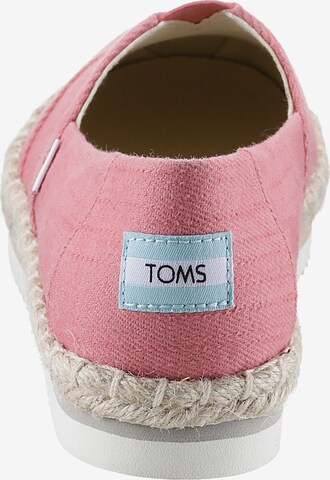 TOMS Espadrilles in Pink