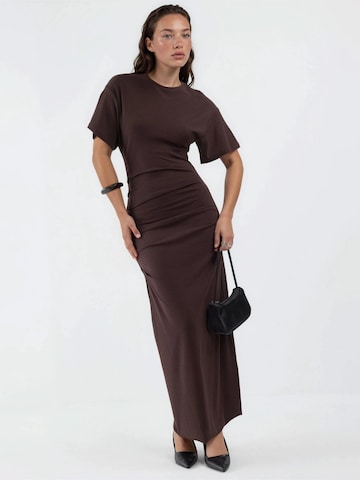 Busem Dress in Brown