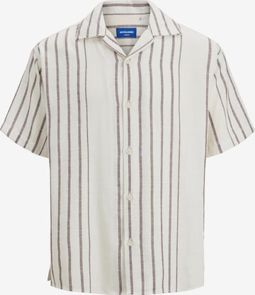 JACK & JONES Button Up Shirt 'Cabana' in White: front