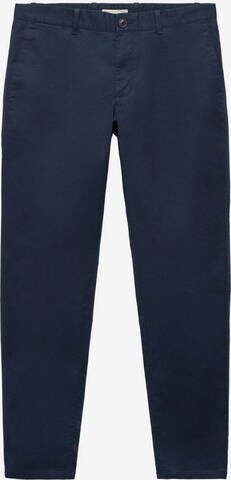 MANGO MAN Slimfit Hose barna in Blau: predná strana