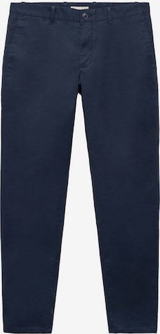 MANGO MAN Slimfit Hose barna in Blau: predná strana