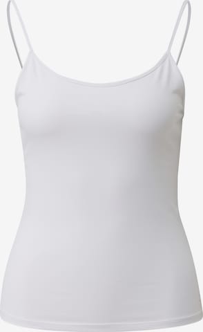 T-shirt QS en blanc : devant