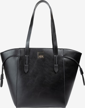 usha BLACK LABEL - Shopper 'Nowles' em preto: frente